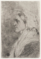 KG 08404
          <br/>
          Studie van vrouw 'en buste'
          <br/>
          <em>Bianchi, Mosè di Giosuè (1845-1904)</em>